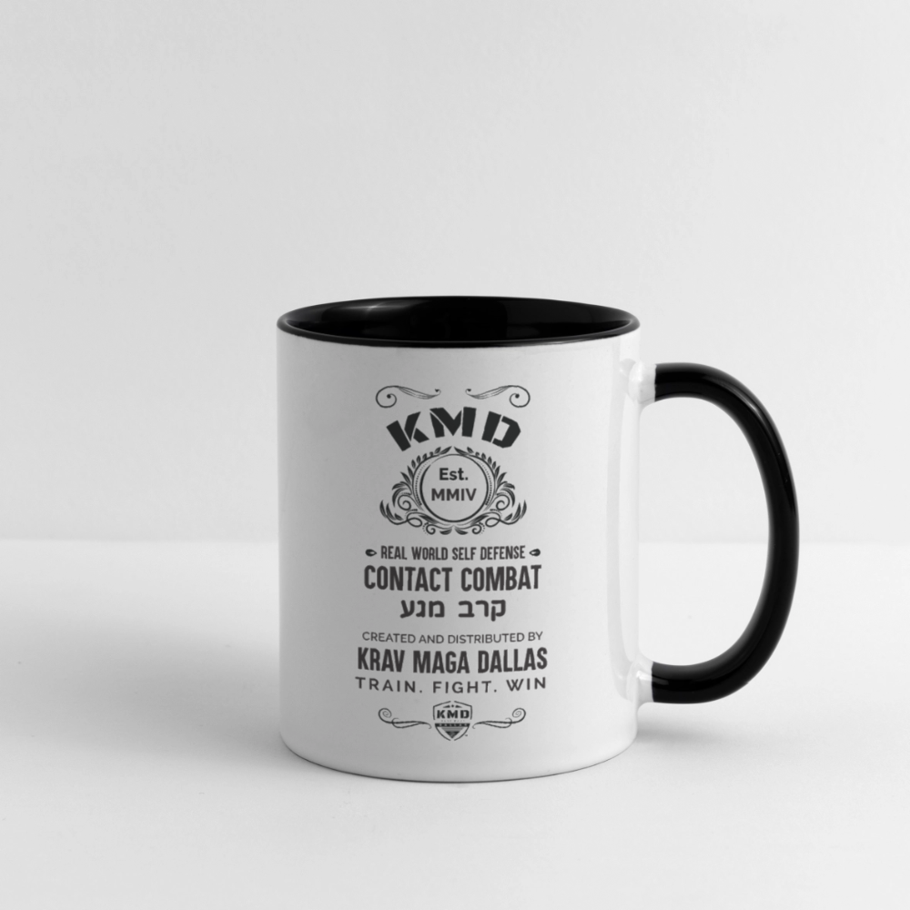 Vintage Style Mug 11oz - white/black