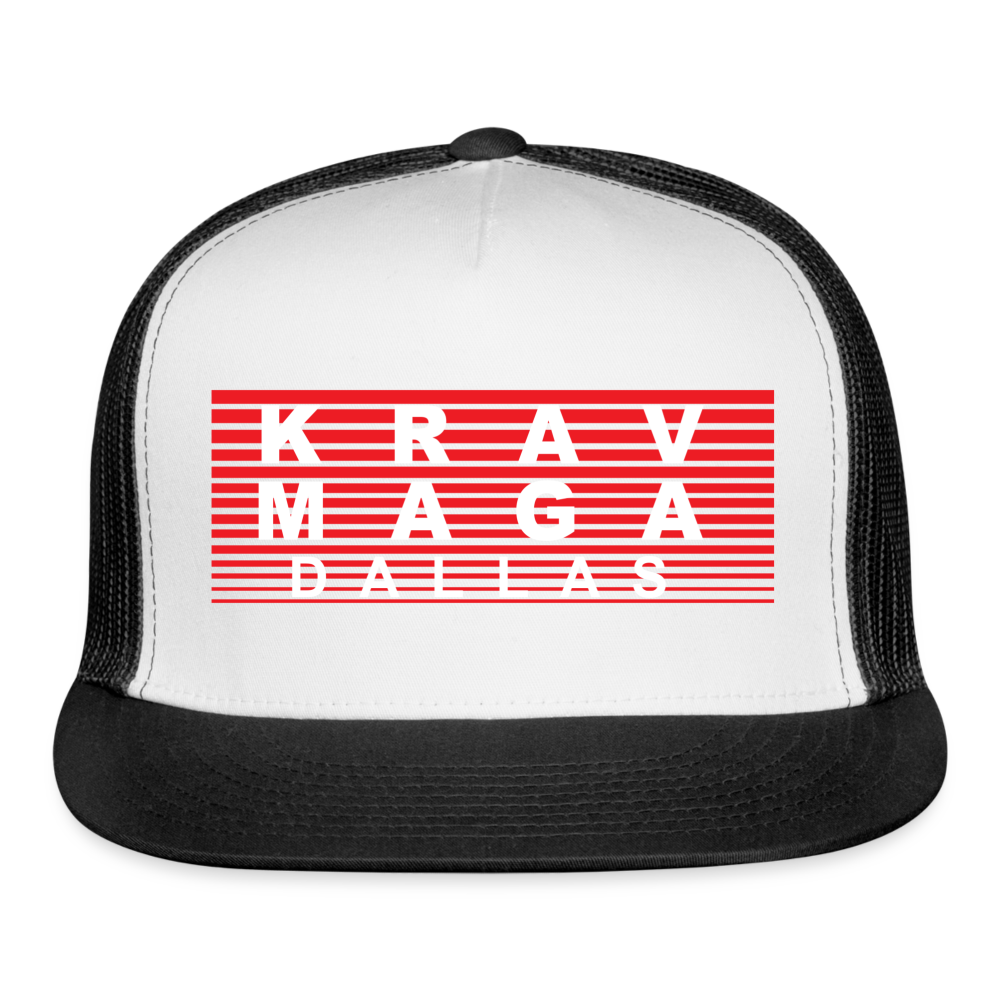 KMD Trucker Hat - white/black
