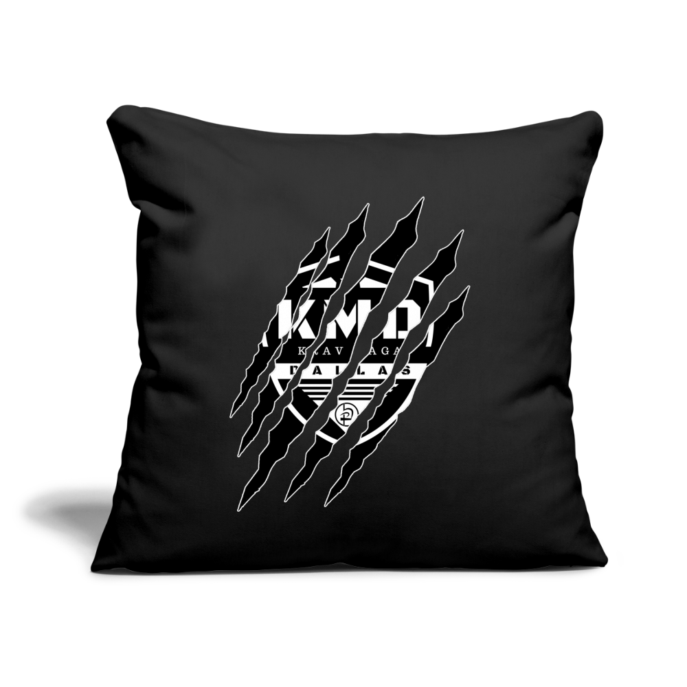Throw Pillow Cover 18” x 18” - black