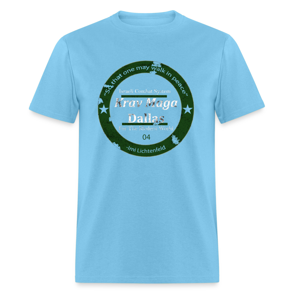 Imi, "In Peace" T-Shirt - aquatic blue