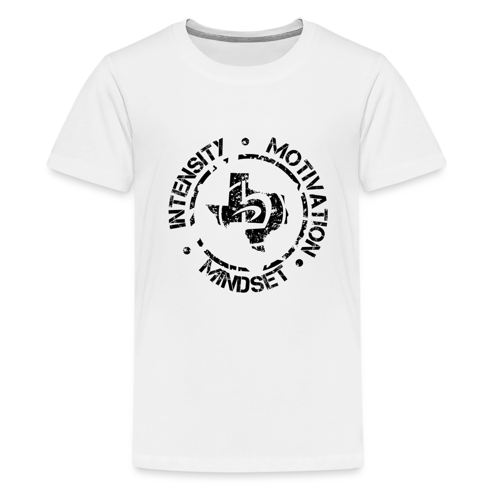 Kids' Intensity Motivation Mindset T-Shirt - white