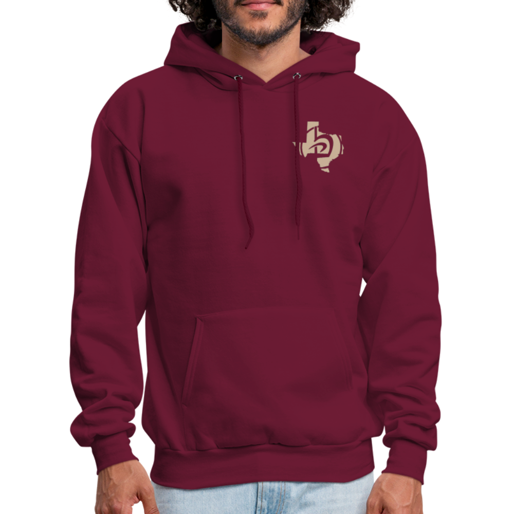 Like A Warrior Hoodie - burgundy