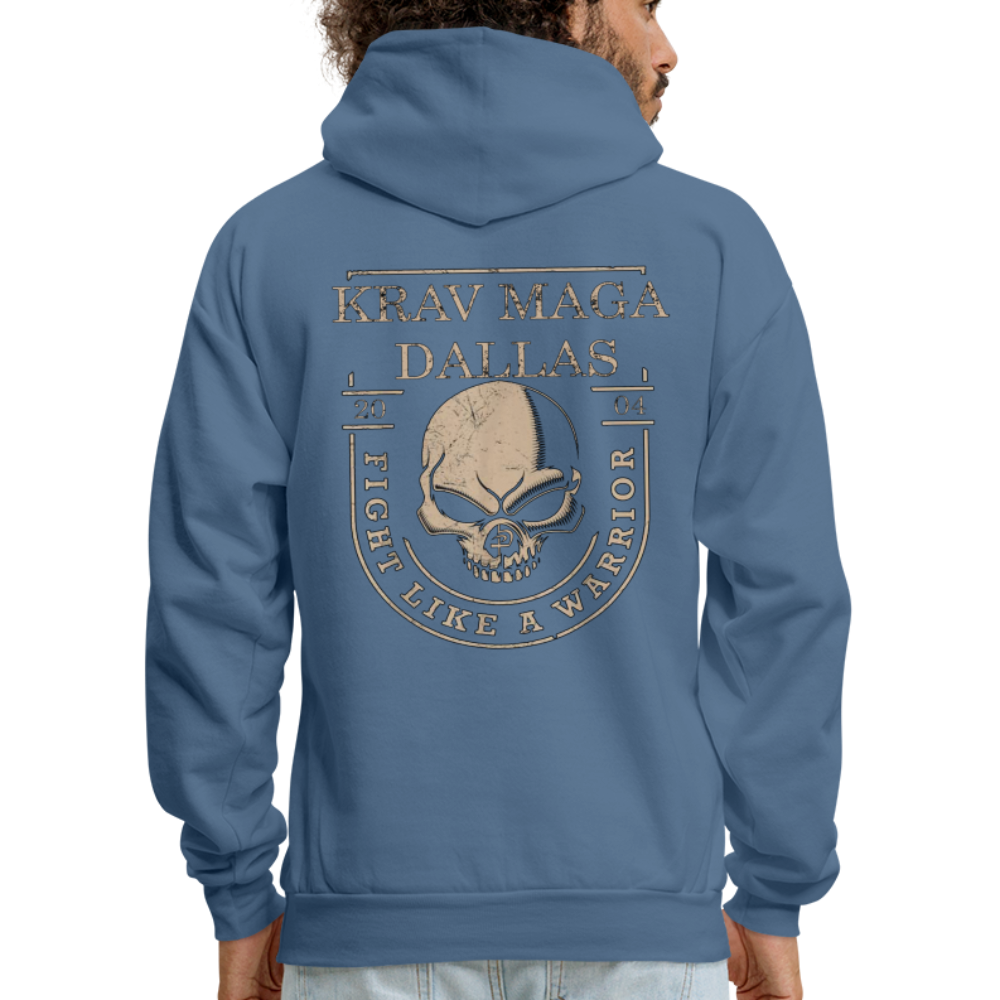 Like A Warrior Hoodie - denim blue