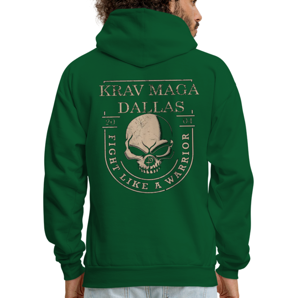 Like A Warrior Hoodie - forest green