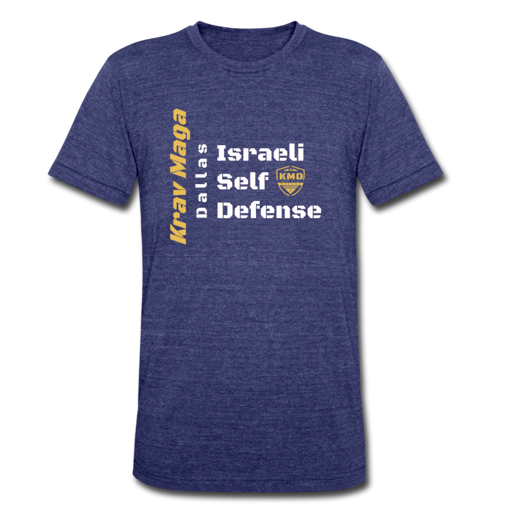 Israeli Self Defense Tri-Blend T-shirt - heather indigo
