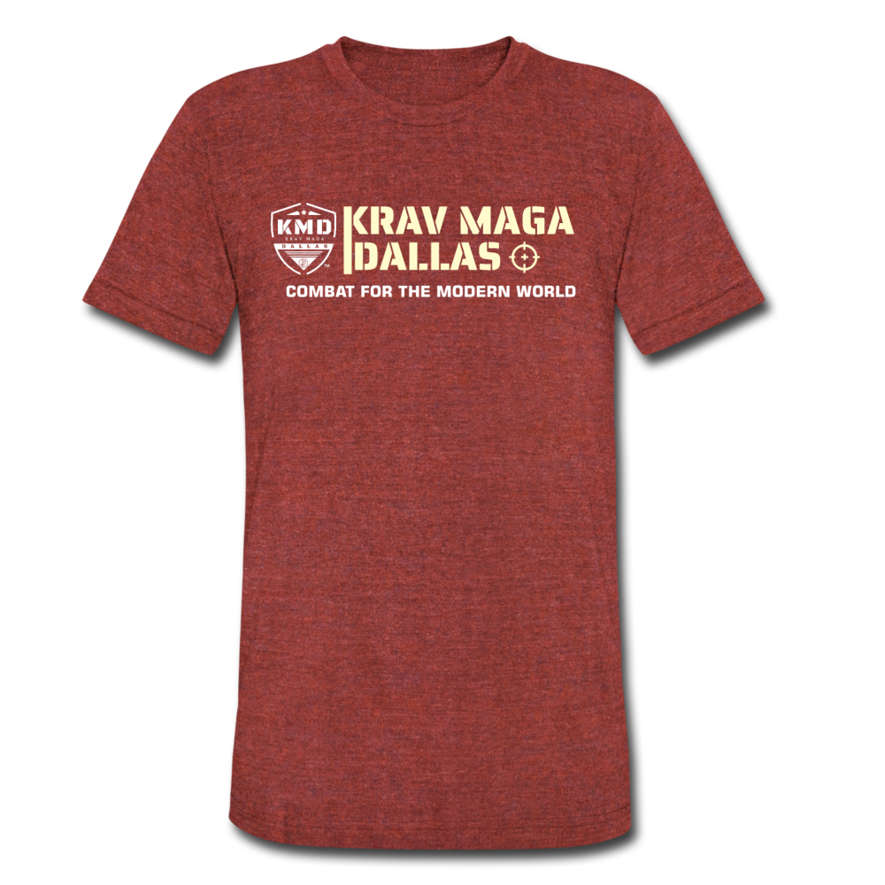Combat for the Modern World Tri-Blend T-Shirt - heather cranberry