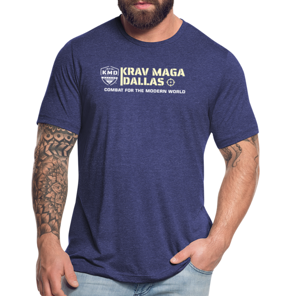 Combat for the Modern World Tri-Blend T-Shirt - heather indigo