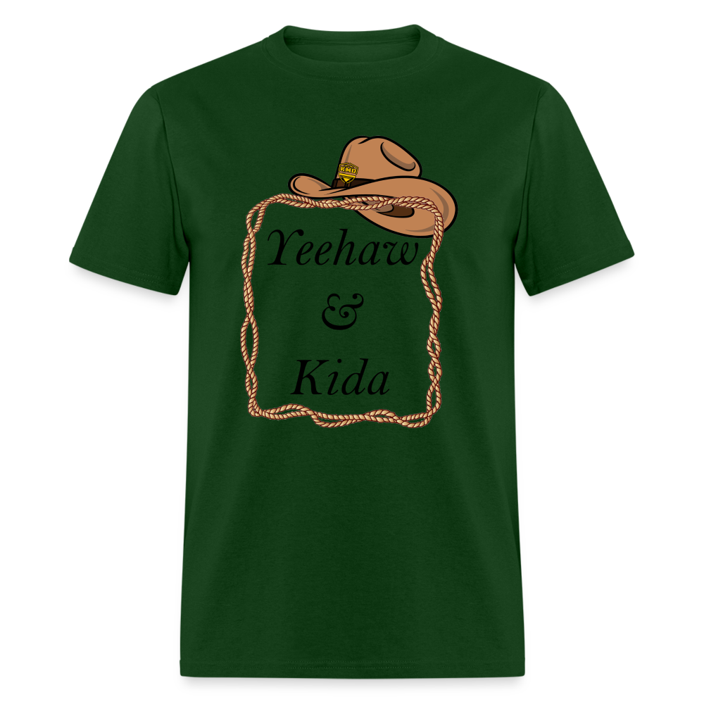 Yeehaw & Kida T-Shirt - forest green