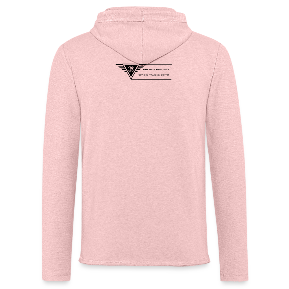 Yeehaw Lightweight Hoodie - cream heather pink