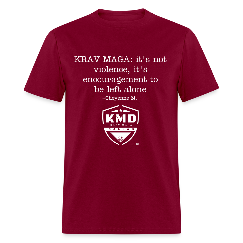 Cheyenne Quote - burgundy