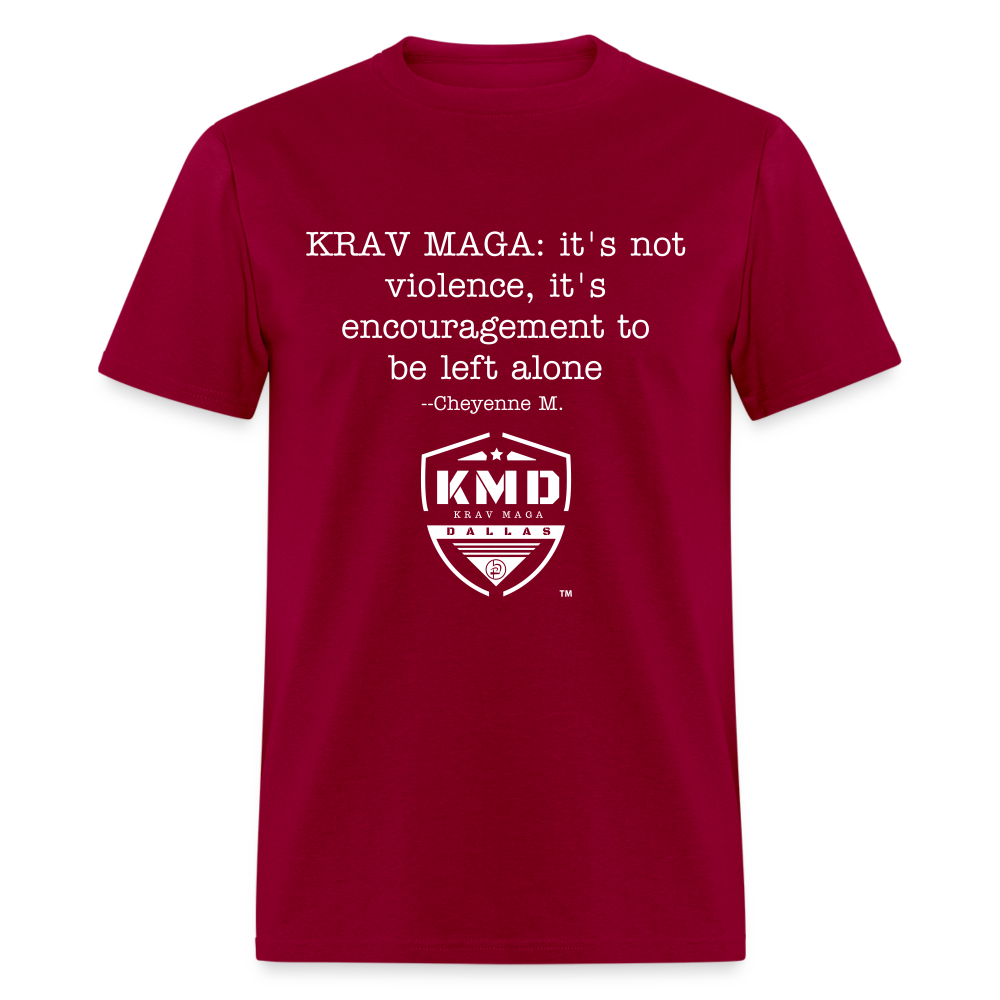 Cheyenne Quote - dark red