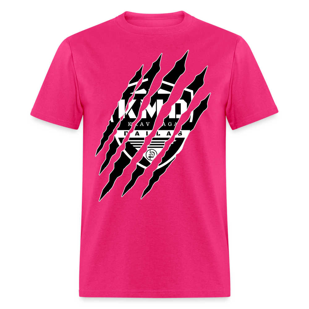 Claw & Shield T-Shirt - fuchsia