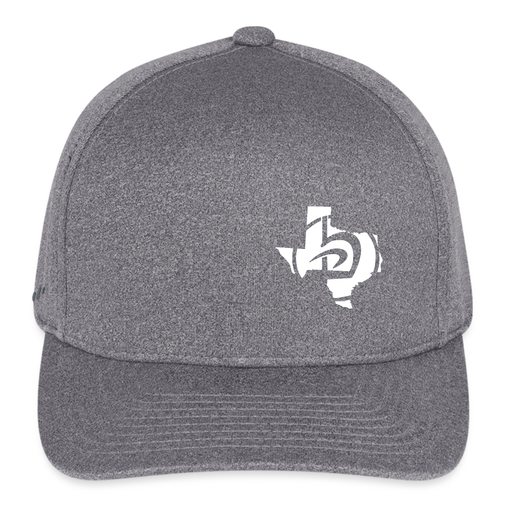 Tx Fitted Cap (Front White) - light heather gray