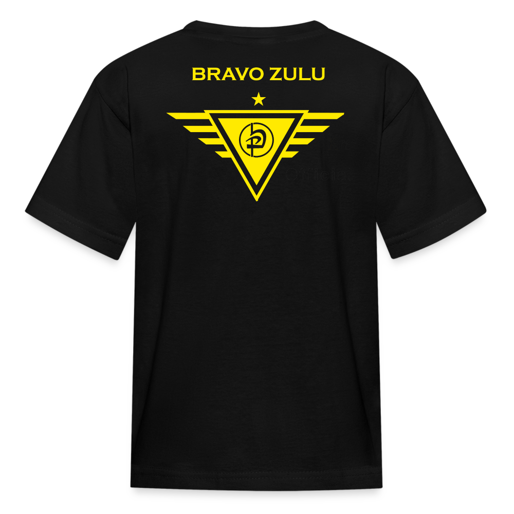 Kids' Level 1 Youth Yellow Belt T-Shirt - black