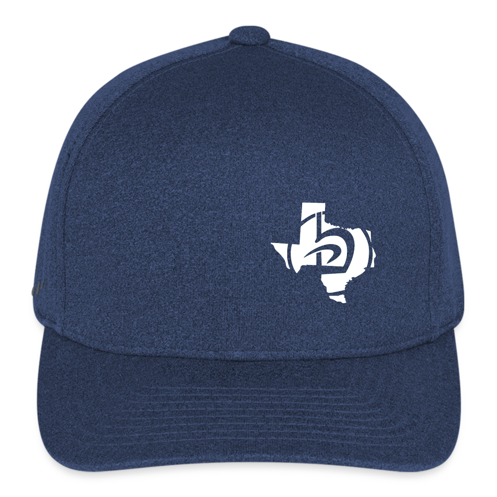 Tx Fitted Cap (Front White) - heather navy