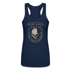 Like a Warrior Racerback Tank Top - navy