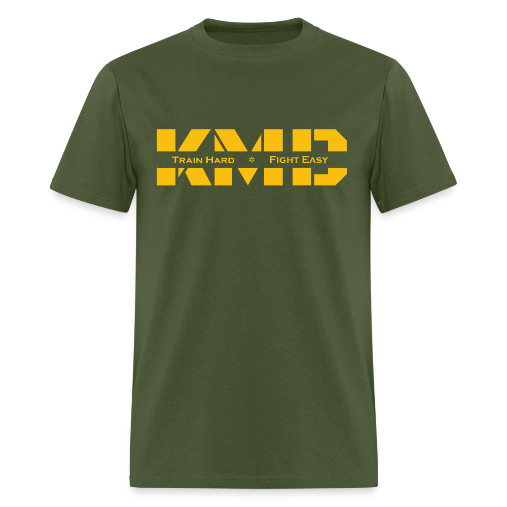 Train Hard Fight Easy T-Shirt - military green