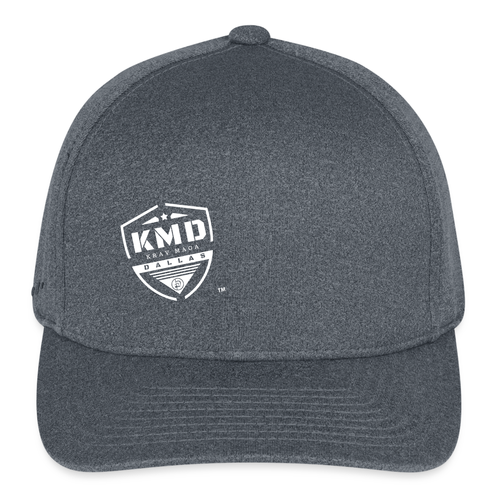 Flexfit Fitted KMD Shield Baseball Cap - dark heather gray