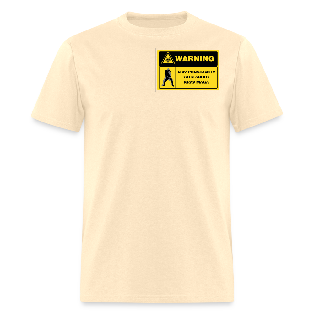 "WARNING" T-Shirt - natural