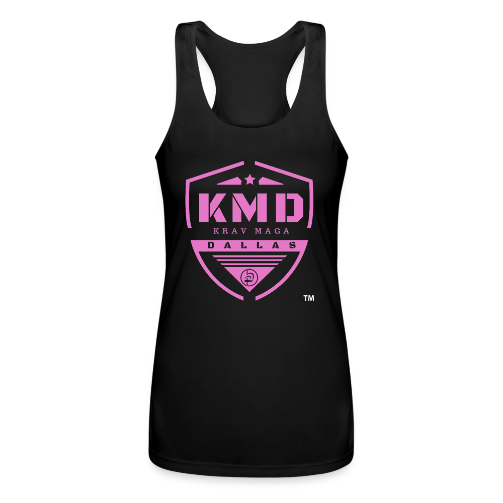 Shield Racerback Tank Top - black