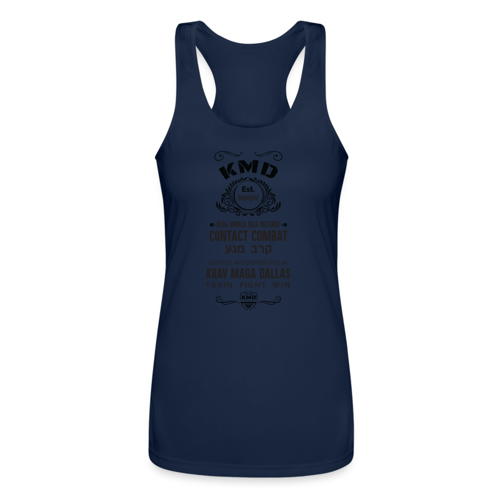 Contact Combat Racerback Tank Top - navy