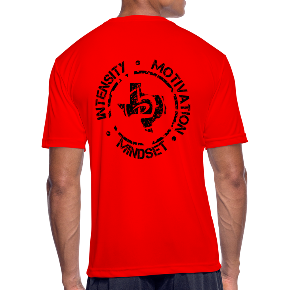 Moisture Wicking Intensity/Motivation/Mindset T-Shirt - red