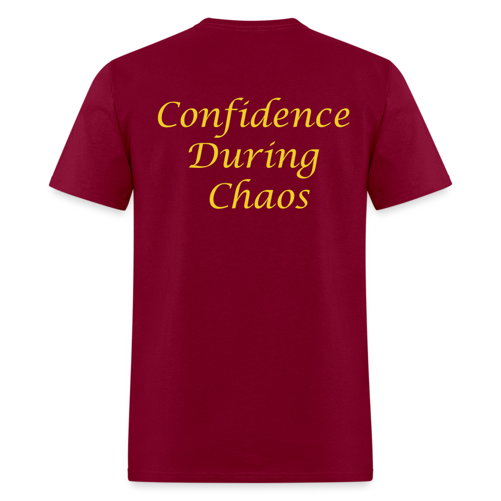 Confidence During Chaos - burgundy