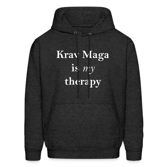 Krav Maga is my Therapy Hoodie - charcoal grey