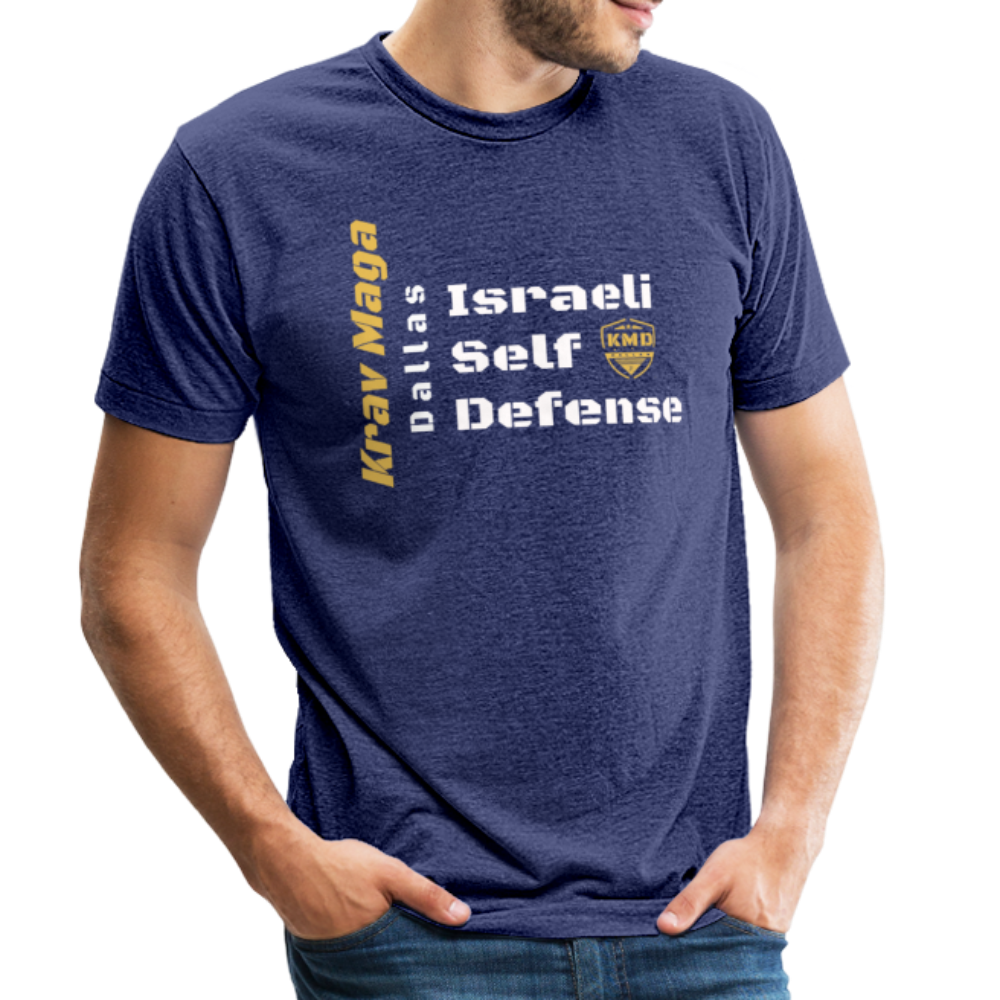 Israeli Self Defense Tri-Blend T-shirt - heather indigo