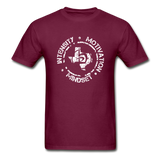 Intensity Motivation Mindset T-Shirt - burgundy