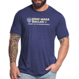 Combat for the Modern World Tri-Blend T-Shirt - heather indigo