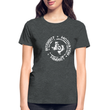 Women's Intensity Motivation Mindset T-Shirt - deep heather