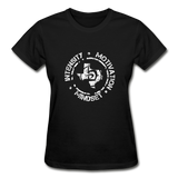 Women's Intensity Motivation Mindset T-Shirt - black