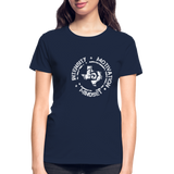 Women's Intensity Motivation Mindset T-Shirt - navy