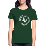 Women's Intensity Motivation Mindset T-Shirt - forest green