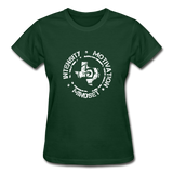 Women's Intensity Motivation Mindset T-Shirt - forest green