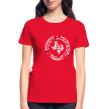 Women's Intensity Motivation Mindset T-Shirt - red