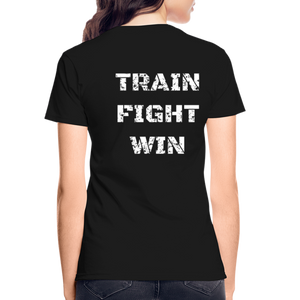 Women's Train Fight Win T-Shirt - black