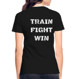 Women's Train Fight Win T-Shirt - black