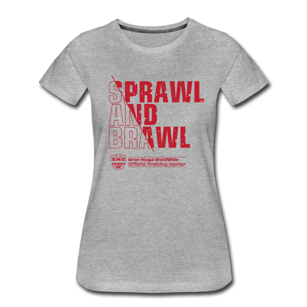 Women’s Sprawl and Brawl T-shirt - heather gray
