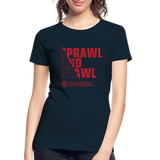 Women’s Sprawl and Brawl T-shirt - deep navy