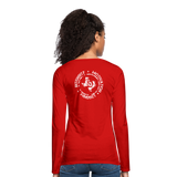 Women's Long Sleeve Intensity Motivation Mindset Shirt - red