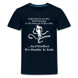 Fight like the 3rd Monkey - deep navy
