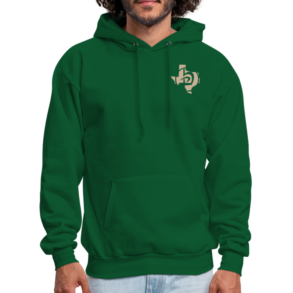 Like A Warrior Hoodie - forest green