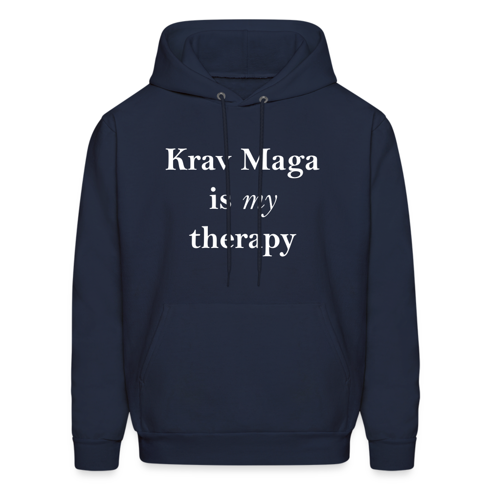 Krav Maga is my Therapy Hoodie - navy