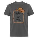 Yeehaw & Kida T-Shirt - charcoal