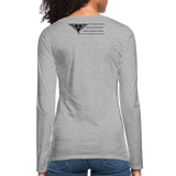 Warrior Woman Long Sleeve T-Shirt - heather gray
