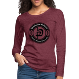 Warrior Woman Long Sleeve T-Shirt - heather burgundy