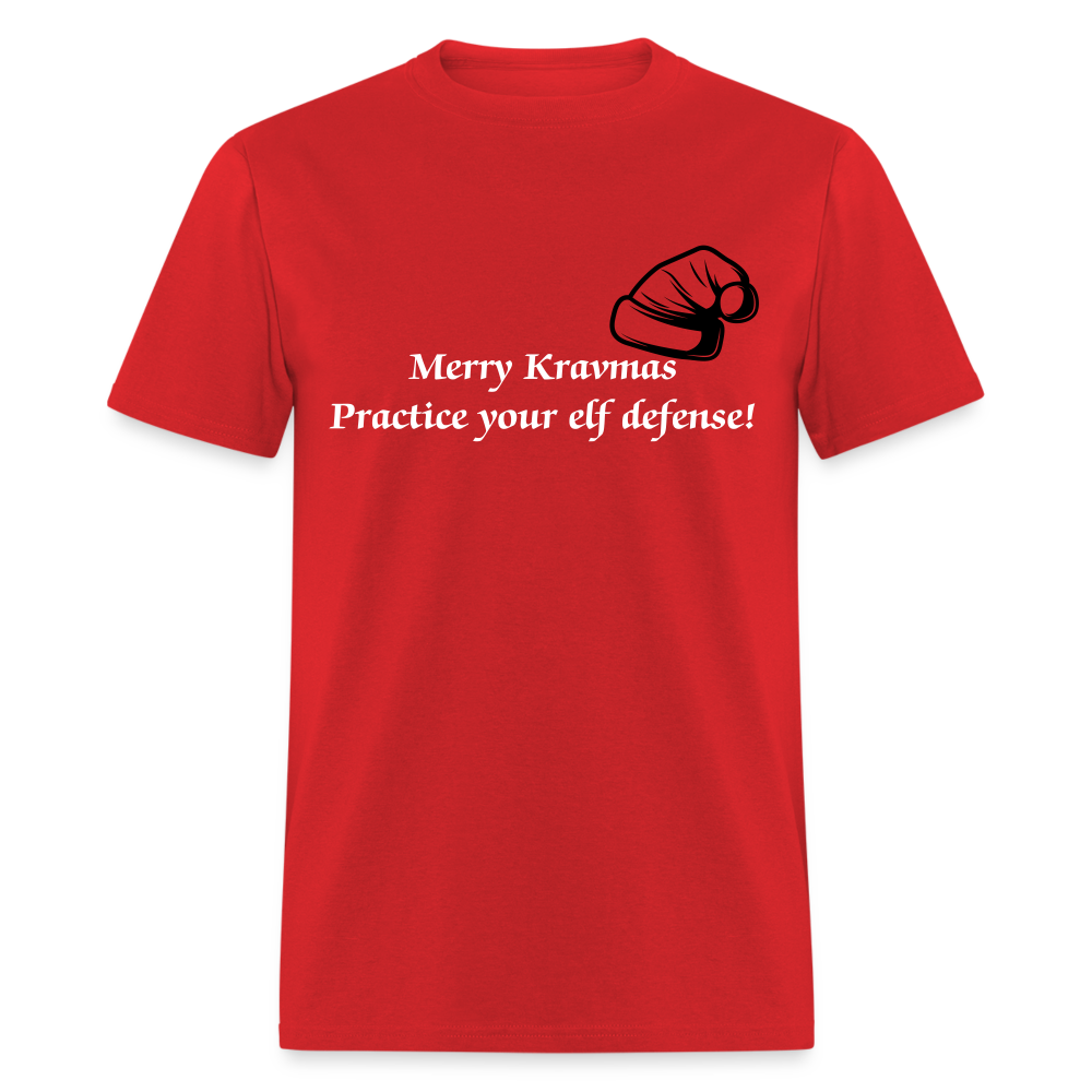 Merry Kravmas T-Shirt - red