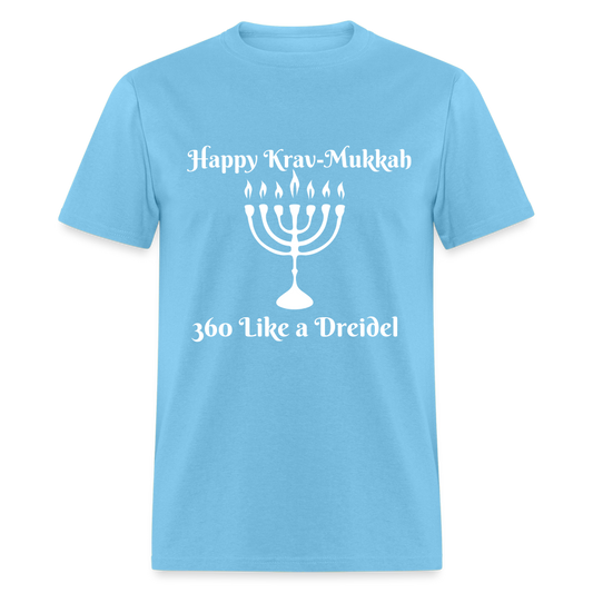 Happy Krav-Mukkah T-Shirt - aquatic blue
